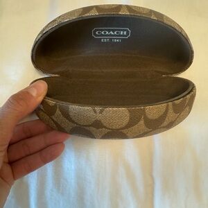 Coach Monogrammed “C” leather sunglasses case